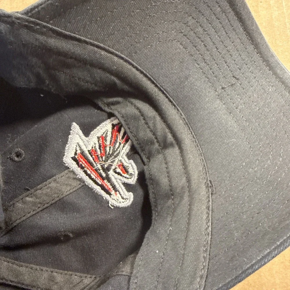 Atlanta Falcons NFL Black 47 Brand Clean Up Relaxed Fit Strapback Adjustable Hat